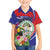 Personalized Belize Toucan Family Matching Off Shoulder Short Dress and Hawaiian Shirt Sub umbra floreo