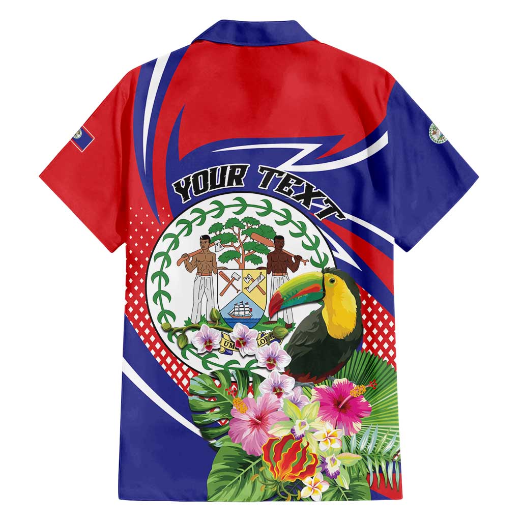 Personalized Belize Toucan Family Matching Tank Maxi Dress and Hawaiian Shirt Sub umbra floreo