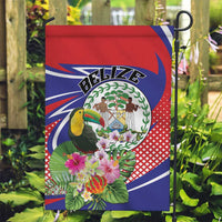 Belize Toucan Garden Flag Sub umbra floreo