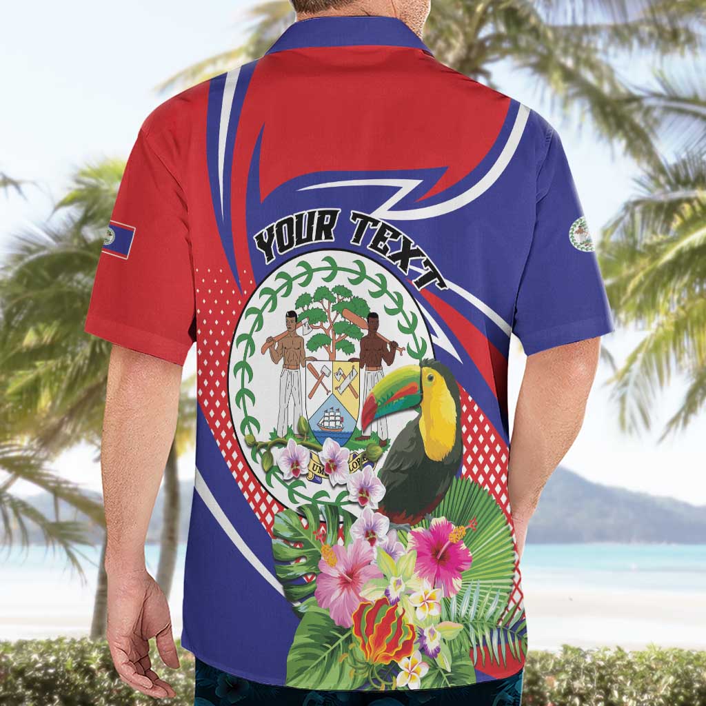 Personalized Belize Toucan Hawaiian Shirt Sub umbra floreo