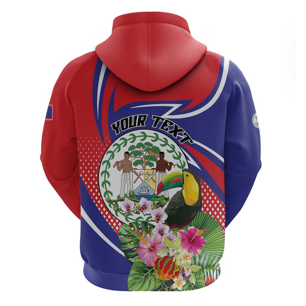 Personalized Belize Toucan Hoodie Sub umbra floreo