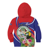 Personalized Belize Toucan Kid Hoodie Sub umbra floreo