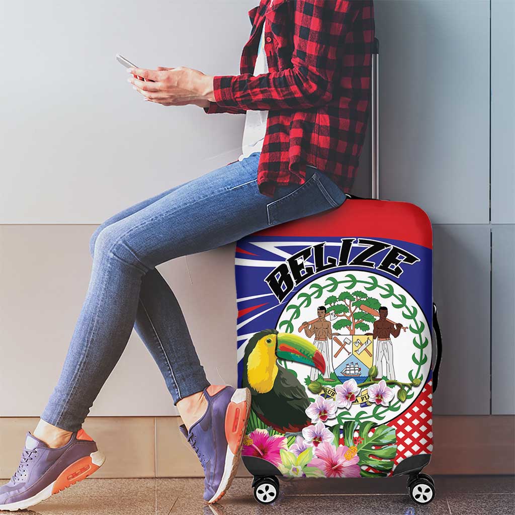 Belize Toucan Luggage Cover Sub umbra floreo