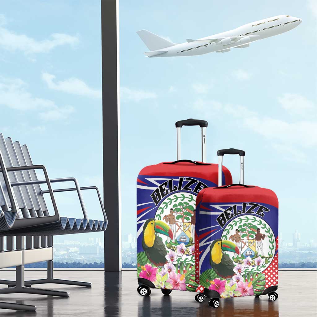 Belize Toucan Luggage Cover Sub umbra floreo