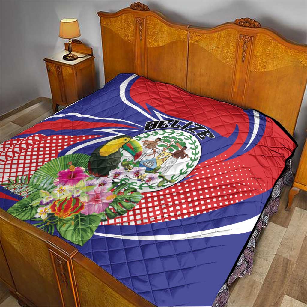 Belize Toucan Quilt Sub umbra floreo