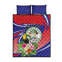 Belize Toucan Quilt Bed Set Sub umbra floreo