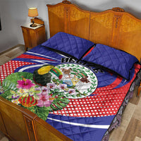 Belize Toucan Quilt Bed Set Sub umbra floreo