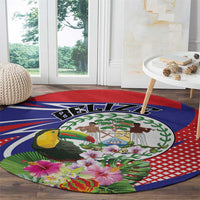 Belize Toucan Round Carpet Sub umbra floreo