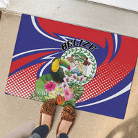 Belize Toucan Rubber Doormat Sub umbra floreo