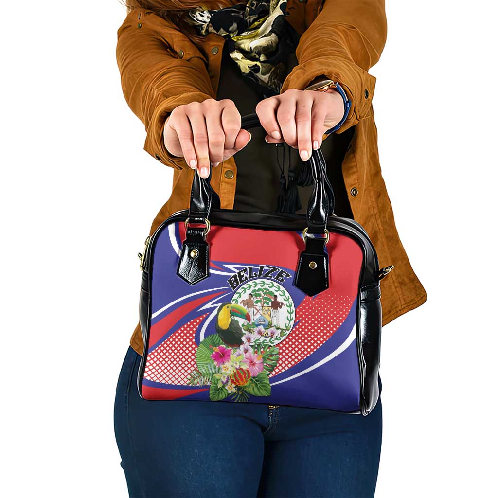Belize Toucan Shoulder Handbag Sub umbra floreo