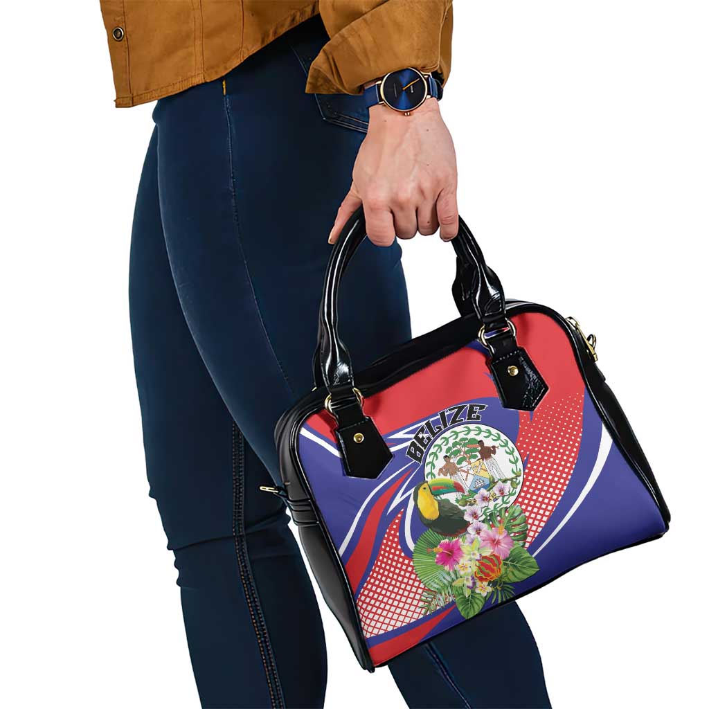 Belize Toucan Shoulder Handbag Sub umbra floreo