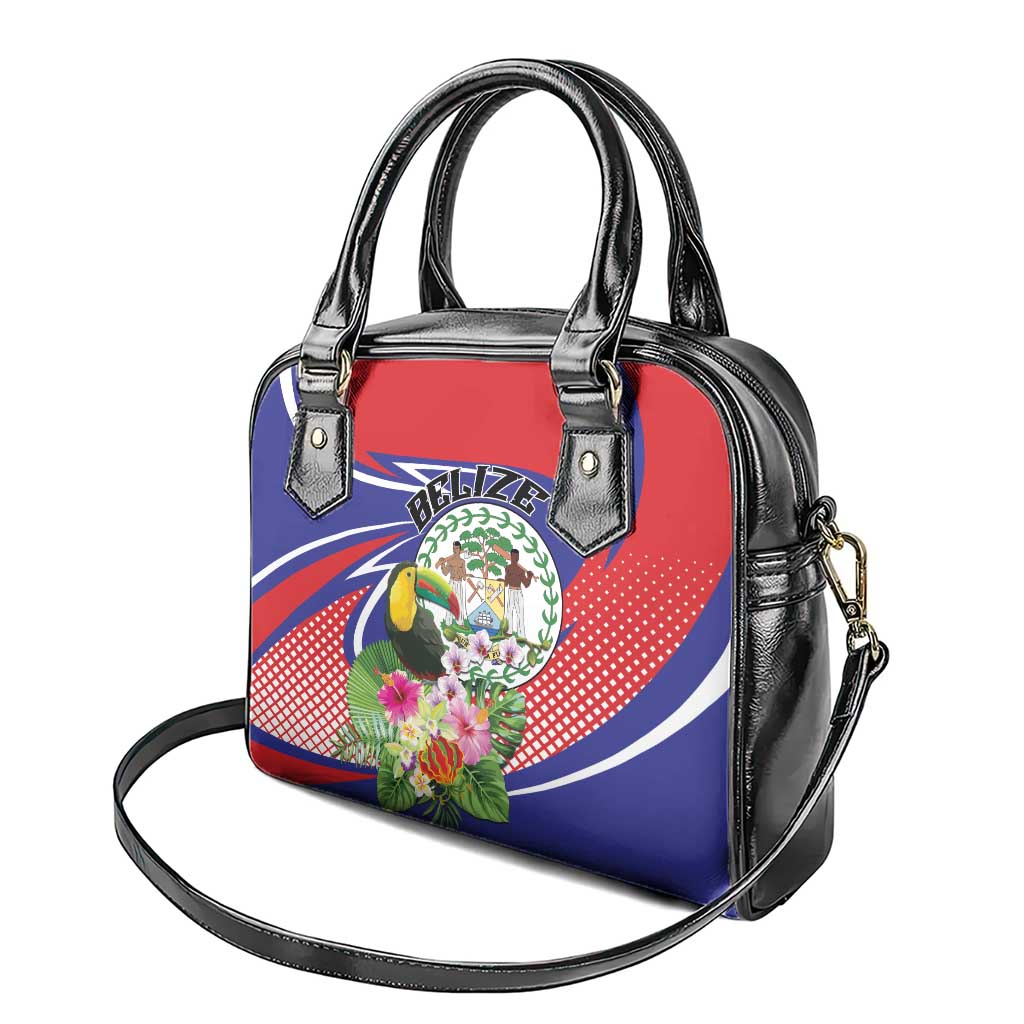 Belize Toucan Shoulder Handbag Sub umbra floreo