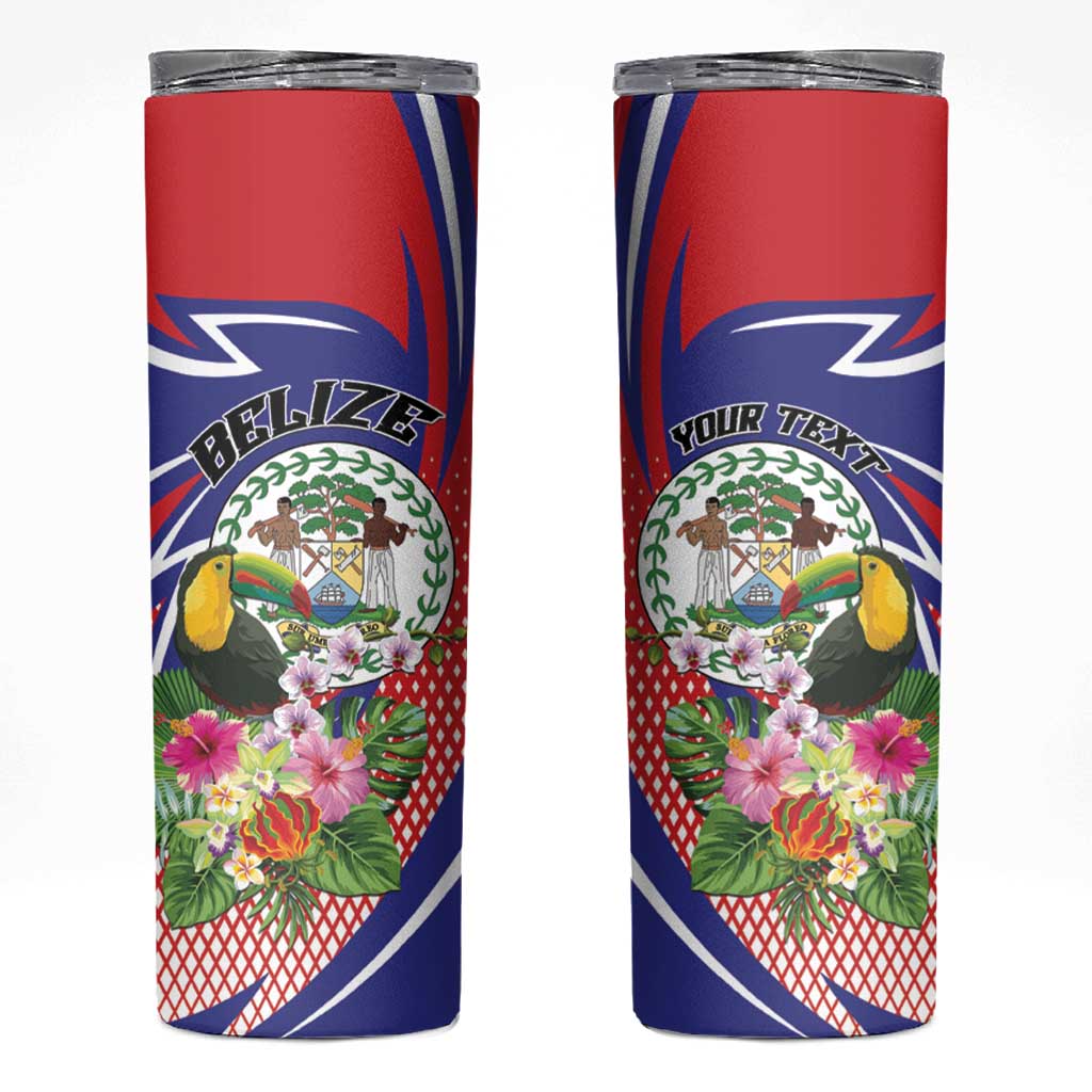 Personalized Belize Toucan Skinny Tumbler Sub umbra floreo