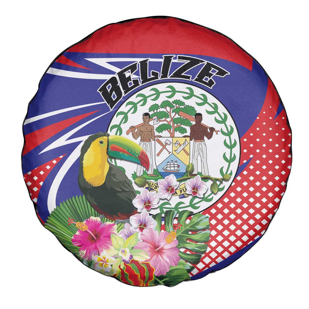 Belize Toucan Spare Tire Cover Sub umbra floreo