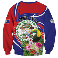 Personalized Belize Toucan Sweatshirt Sub umbra floreo