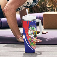 Personalized Belize Toucan Tumbler With Handle Sub umbra floreo