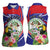 Personalized Belize Toucan Women Sleeveless Polo Shirt Sub umbra floreo