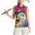 Personalized Belize Toucan Women Sleeveless Polo Shirt Sub umbra floreo