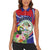 Personalized Belize Toucan Women Sleeveless Polo Shirt Sub umbra floreo