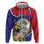 Personalized Belize Toucan Zip Hoodie Sub umbra floreo