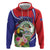 Personalized Belize Toucan Zip Hoodie Sub umbra floreo