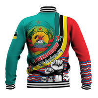 Mozambique Independence Day Baseball Jacket Mozambiki Emblem Happy 48th Anniversary - Wonder Print Shop