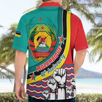 Mozambique Independence Day Hawaiian Shirt Mozambiki Emblem Happy 48th Anniversary - Wonder Print Shop