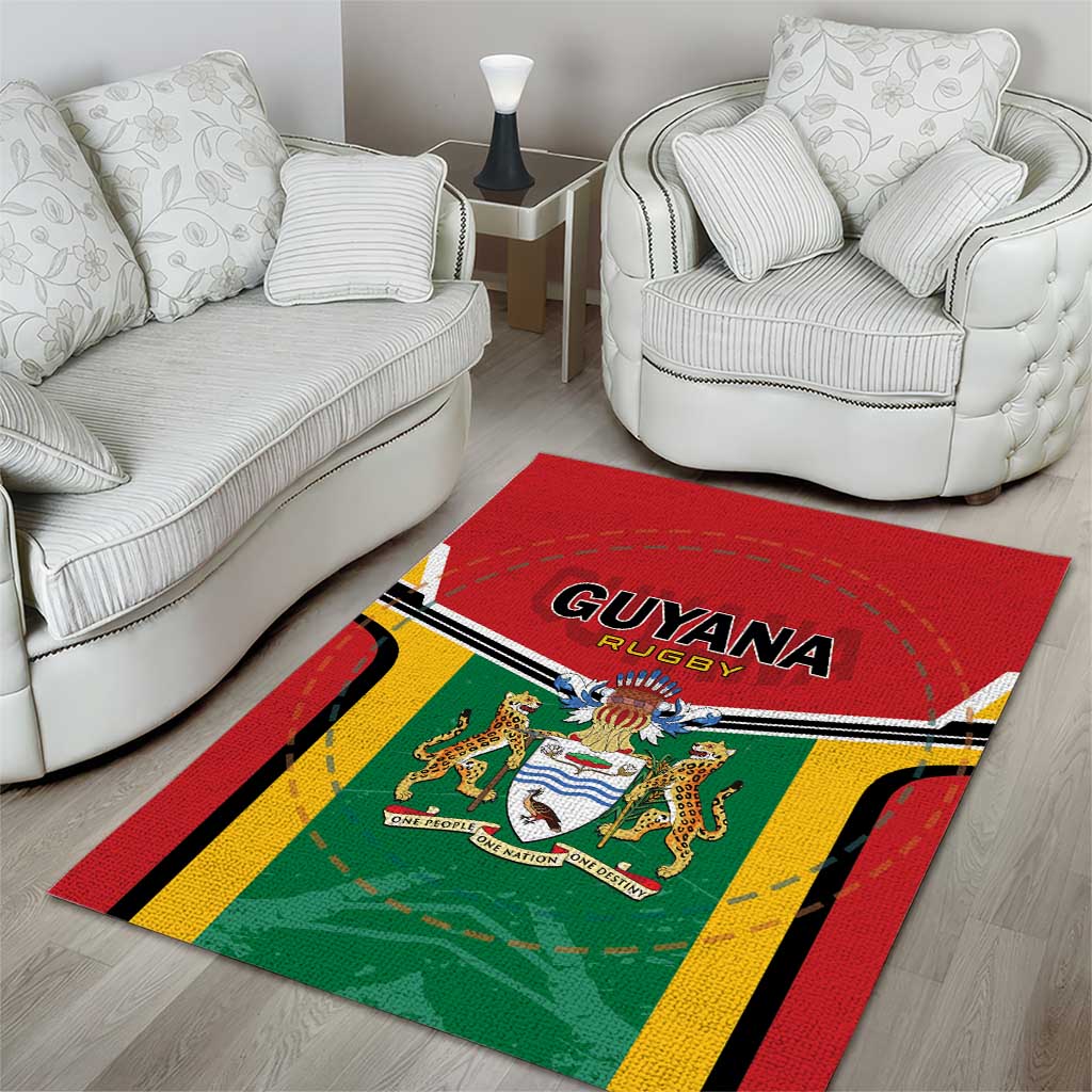 Rugby Guyana Area Rug Guyana Warriors Go Champions - Wonder Print Shop