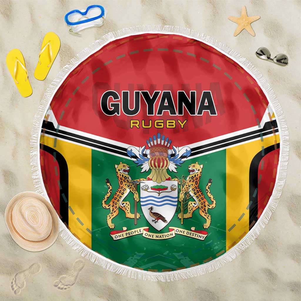 Rugby Guyana Beach Blanket Guyana Warriors Go Champions - Wonder Print Shop