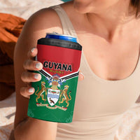 Custom Rugby Guyana 4 in 1 Can Cooler Tumbler Guyana Warriors Go Champions - Wonder Print Shop