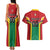 Custom Rugby Guyana Couples Matching Tank Maxi Dress and Hawaiian Shirt Guyana Warriors Go Champions - Wonder Print Shop