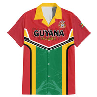Custom Rugby Guyana Family Matching Mermaid Dress and Hawaiian Shirt Guyana Warriors Go Champions - Wonder Print Shop