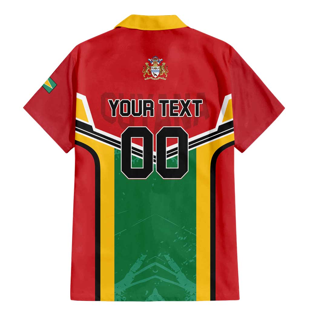 Custom Rugby Guyana Family Matching Mermaid Dress and Hawaiian Shirt Guyana Warriors Go Champions - Wonder Print Shop