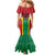Custom Rugby Guyana Family Matching Mermaid Dress and Hawaiian Shirt Guyana Warriors Go Champions - Wonder Print Shop