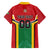 Custom Rugby Guyana Family Matching Off The Shoulder Long Sleeve Dress and Hawaiian Shirt Guyana Warriors Go Champions - Wonder Print Shop