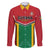 Custom Rugby Guyana Family Matching Off The Shoulder Long Sleeve Dress and Hawaiian Shirt Guyana Warriors Go Champions - Wonder Print Shop