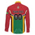 Custom Rugby Guyana Family Matching Off The Shoulder Long Sleeve Dress and Hawaiian Shirt Guyana Warriors Go Champions - Wonder Print Shop