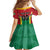 Custom Rugby Guyana Family Matching Off Shoulder Maxi Dress and Hawaiian Shirt Guyana Warriors Go Champions - Wonder Print Shop
