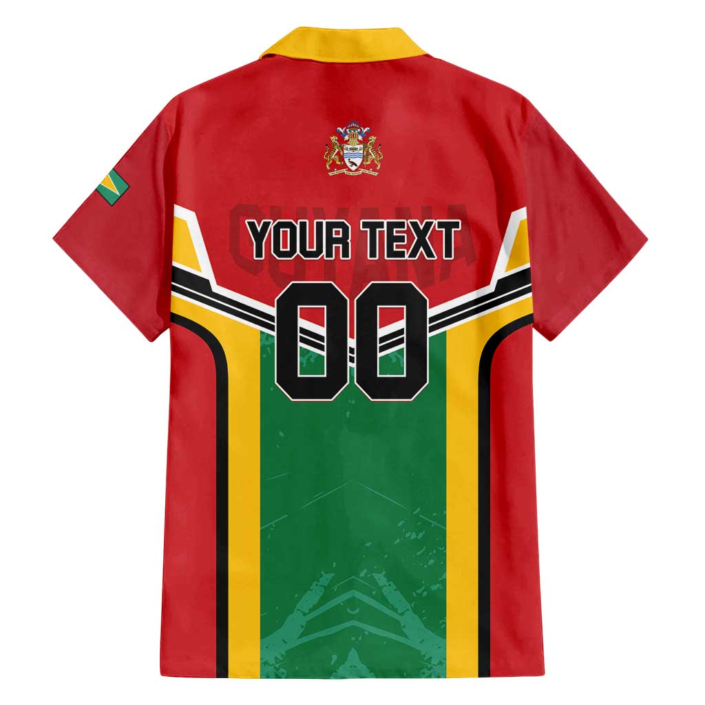 Custom Rugby Guyana Family Matching Puletasi and Hawaiian Shirt Guyana Warriors Go Champions - Wonder Print Shop
