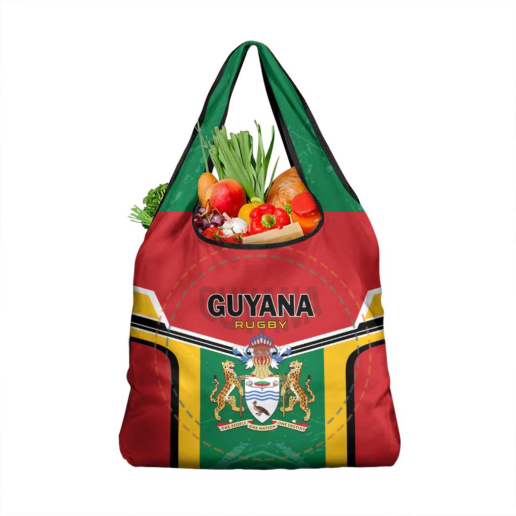 Rugby Guyana Grocery Bag Guyana Warriors Go Champions - Wonder Print Shop