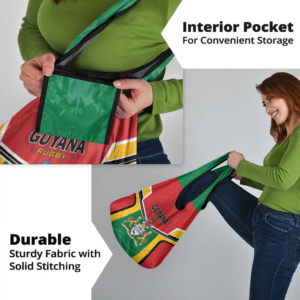 Rugby Guyana Grocery Bag Guyana Warriors Go Champions - Wonder Print Shop