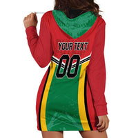 Custom Rugby Guyana Hoodie Dress Guyana Warriors Go Champions - Wonder Print Shop