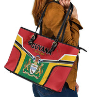 Rugby Guyana Leather Tote Bag Guyana Warriors Go Champions - Wonder Print Shop