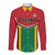 Custom Rugby Guyana Long Sleeve Button Shirt Guyana Warriors Go Champions - Wonder Print Shop