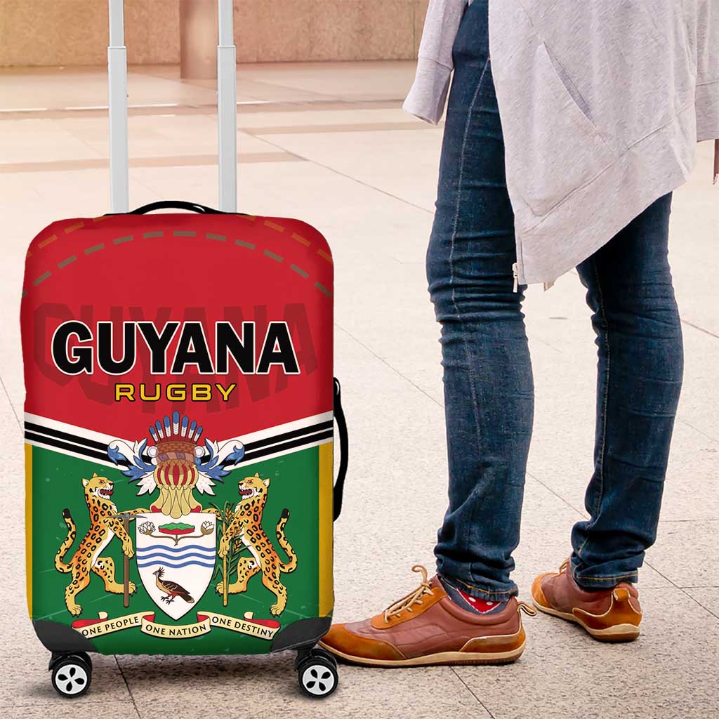 Rugby Guyana Luggage Cover Guyana Warriors Go Champions - Wonder Print Shop