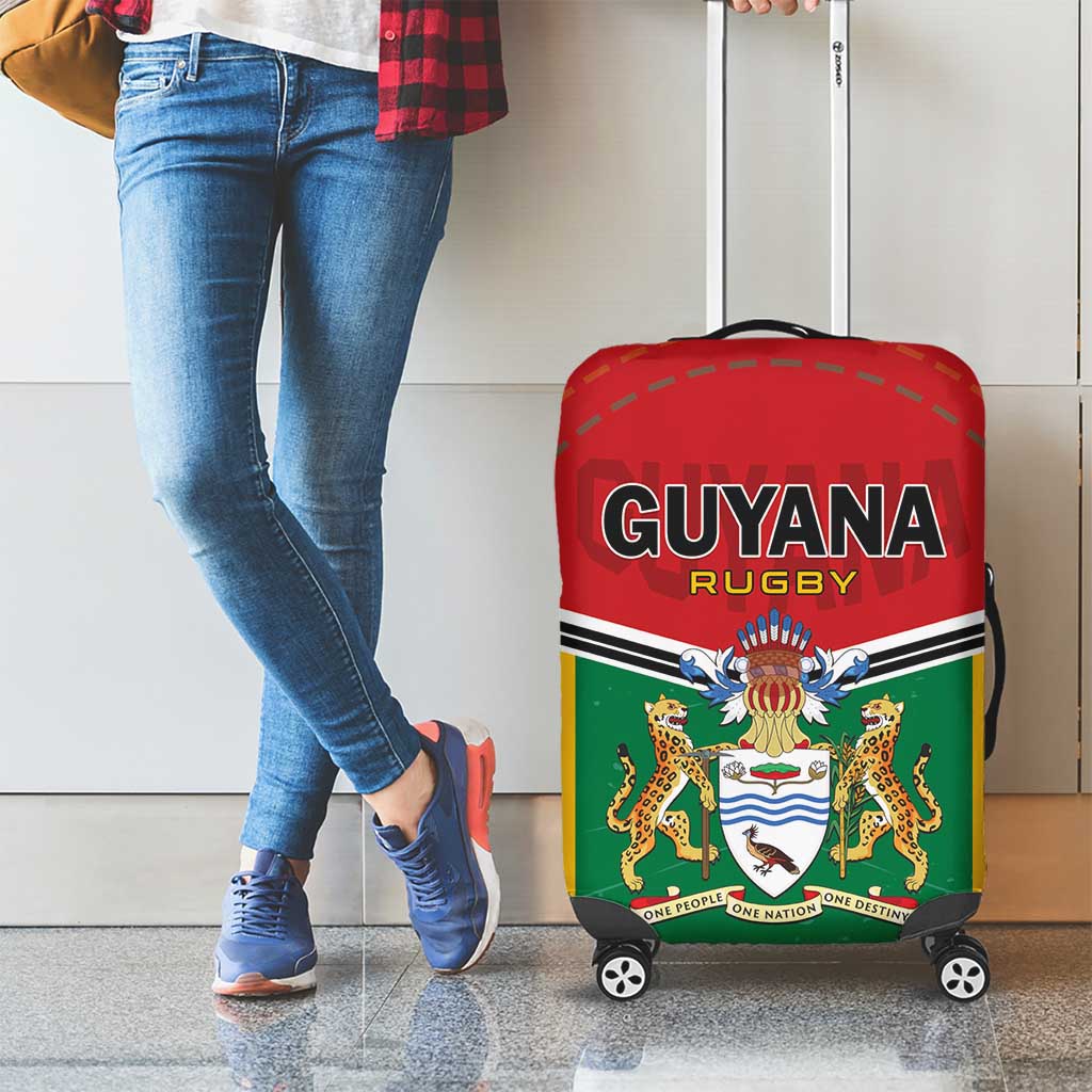 Rugby Guyana Luggage Cover Guyana Warriors Go Champions - Wonder Print Shop