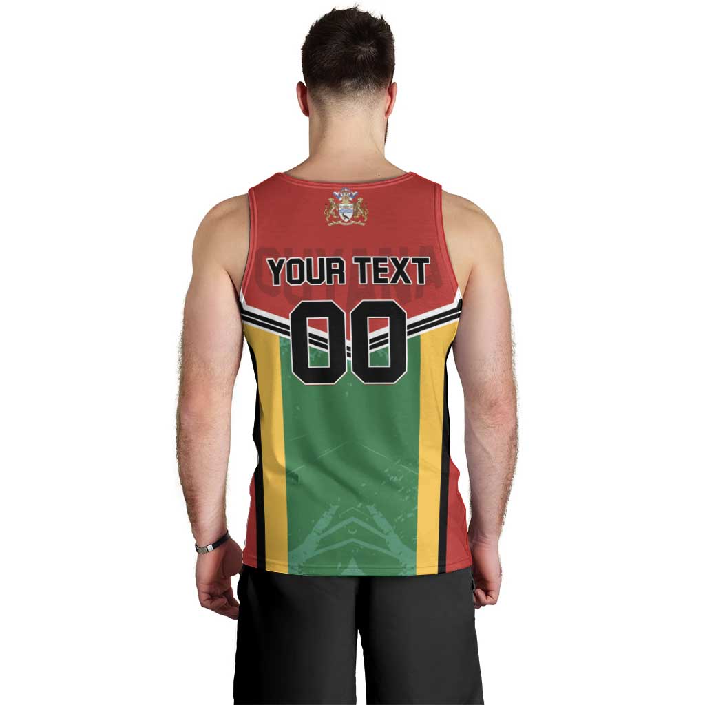 Custom Rugby Guyana Men Tank Top Guyana Warriors Go Champions - Wonder Print Shop