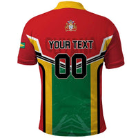 Custom Rugby Guyana Polo Shirt Guyana Warriors Go Champions - Wonder Print Shop