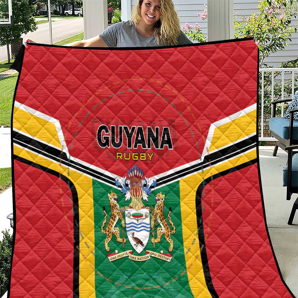 Rugby Guyana Quilt Guyana Warriors Go Champions - Wonder Print Shop