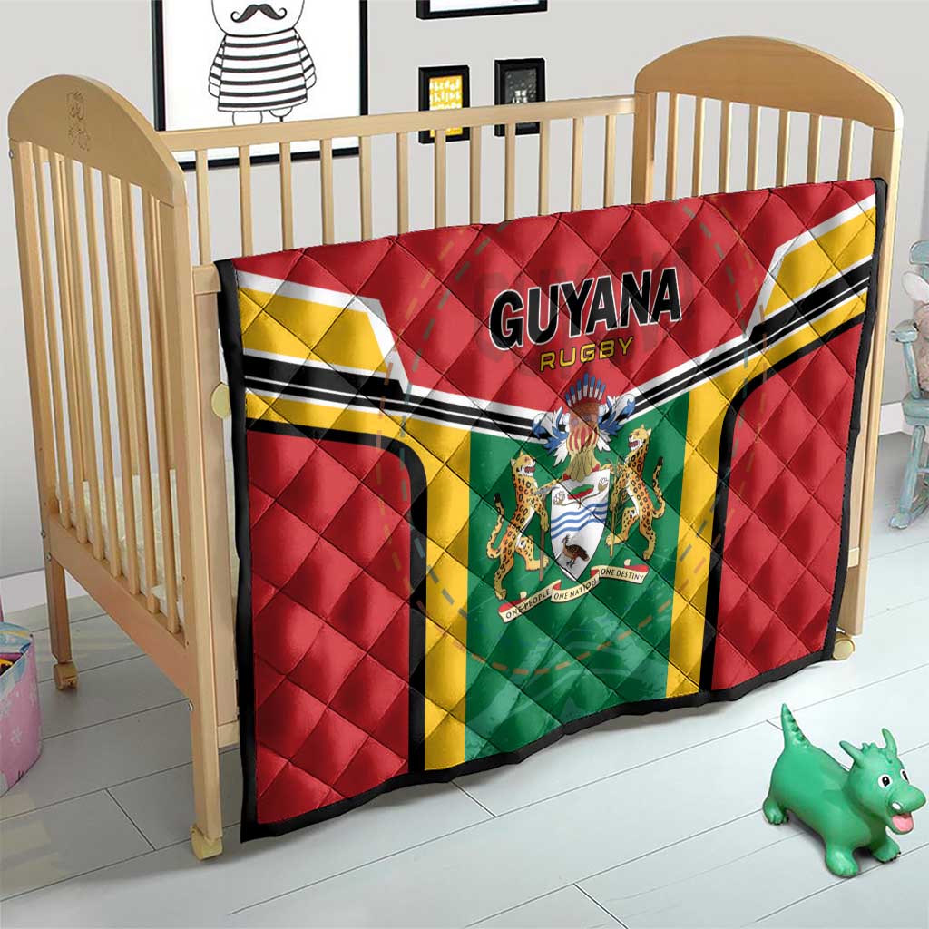 Rugby Guyana Quilt Guyana Warriors Go Champions - Wonder Print Shop